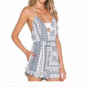 Finders keepers Xs romper paisley